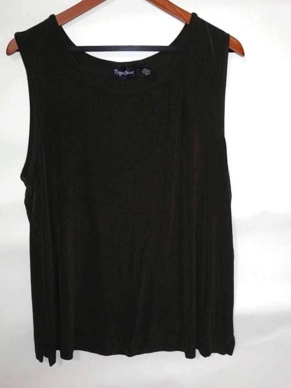 Maggie Barnes 18 20 Chocolate Brown Top Plus
